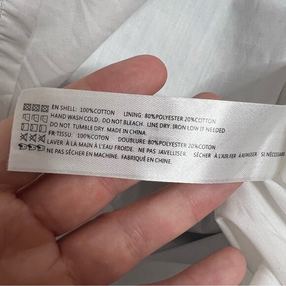 En Saison Ruched Floral Puff Sleeve Mini Day Dress Sz M - Picture 6 of 8